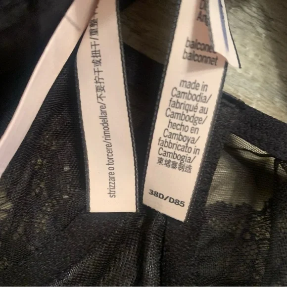 Victoria Secret Bundle 3 Bras Balconette Dream Angels Push Up Without Padding - Picture 8 of 16